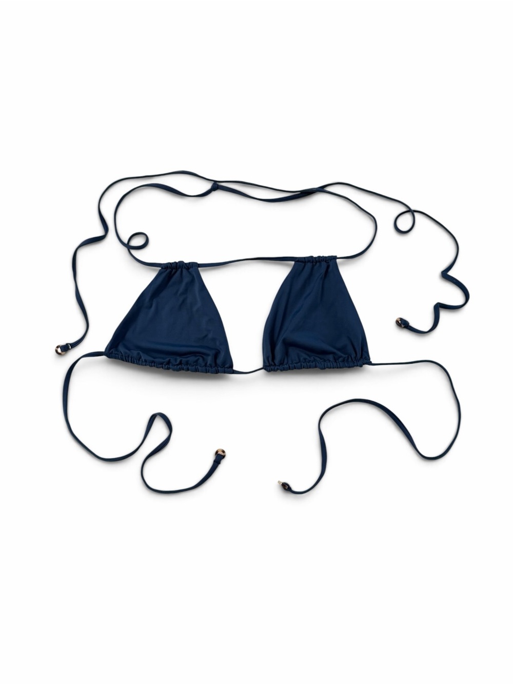 Anemos Navy Blue String Bikini Top